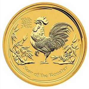 French Rooster Gold Coins