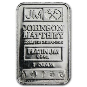 Johnson Matthey Platinum Bars